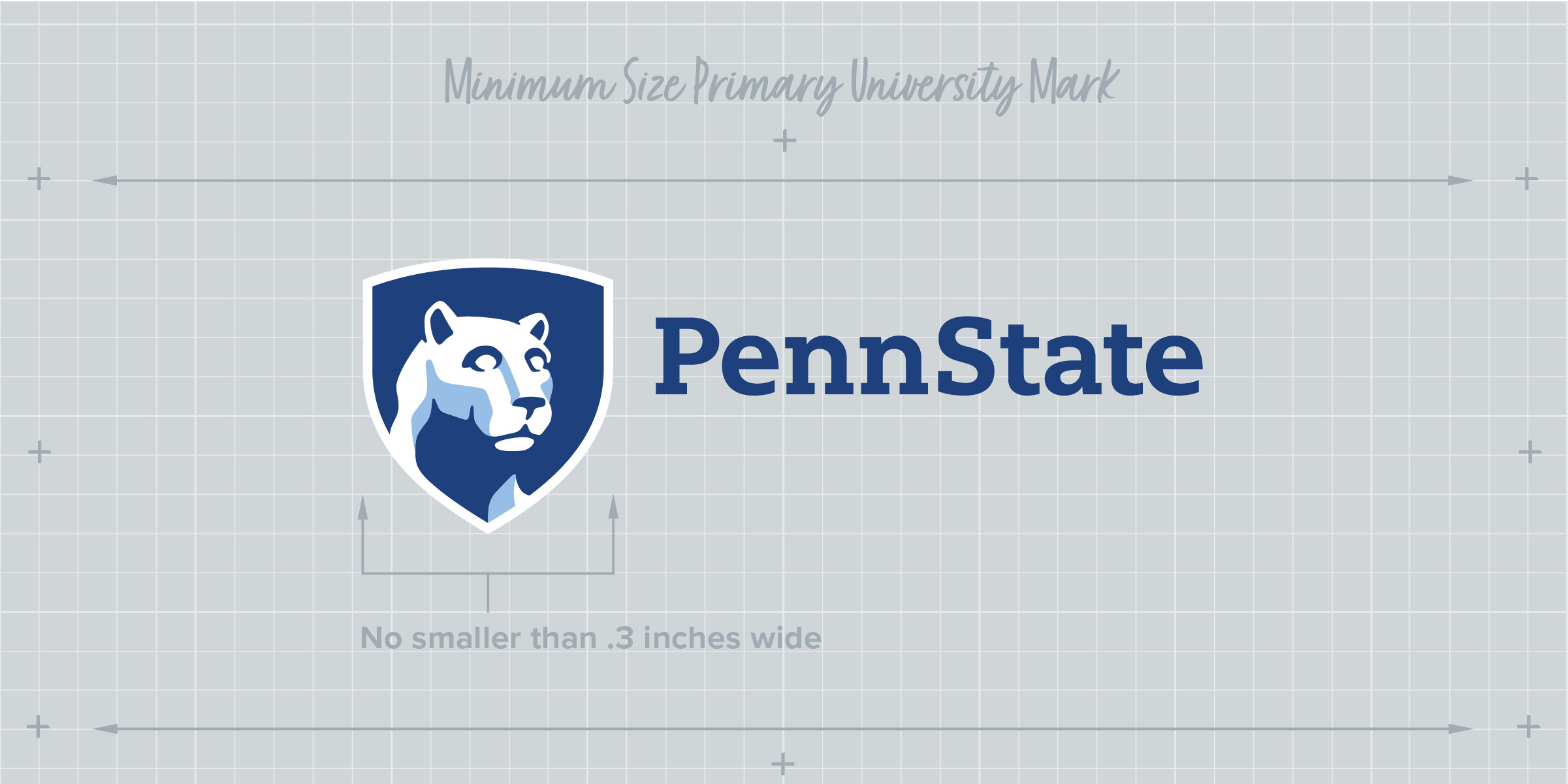 Minimum size requirement for the primary university mark