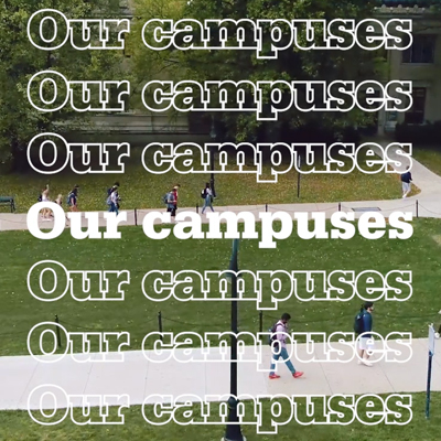 Outtake from the Penn State sizzle reel with the words:
